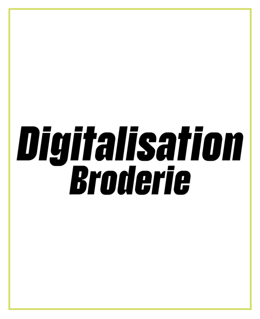 Digitalisation Broderie